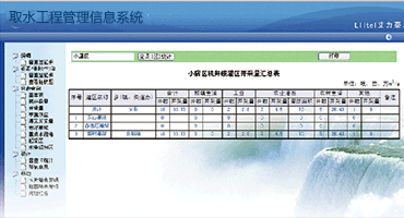 取水工程管理信息系统